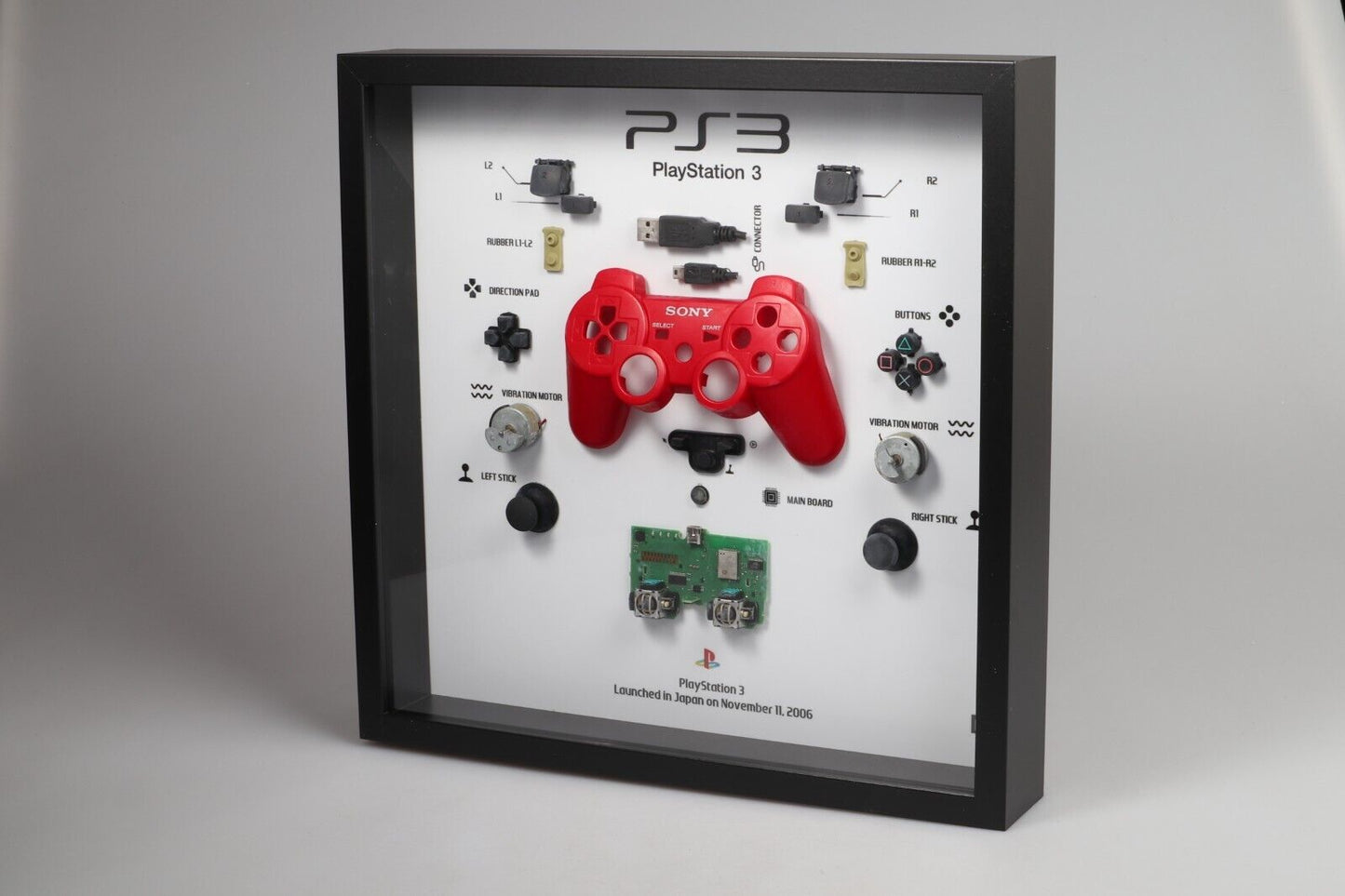 Cadre de manette Playstation 3 | Rouge