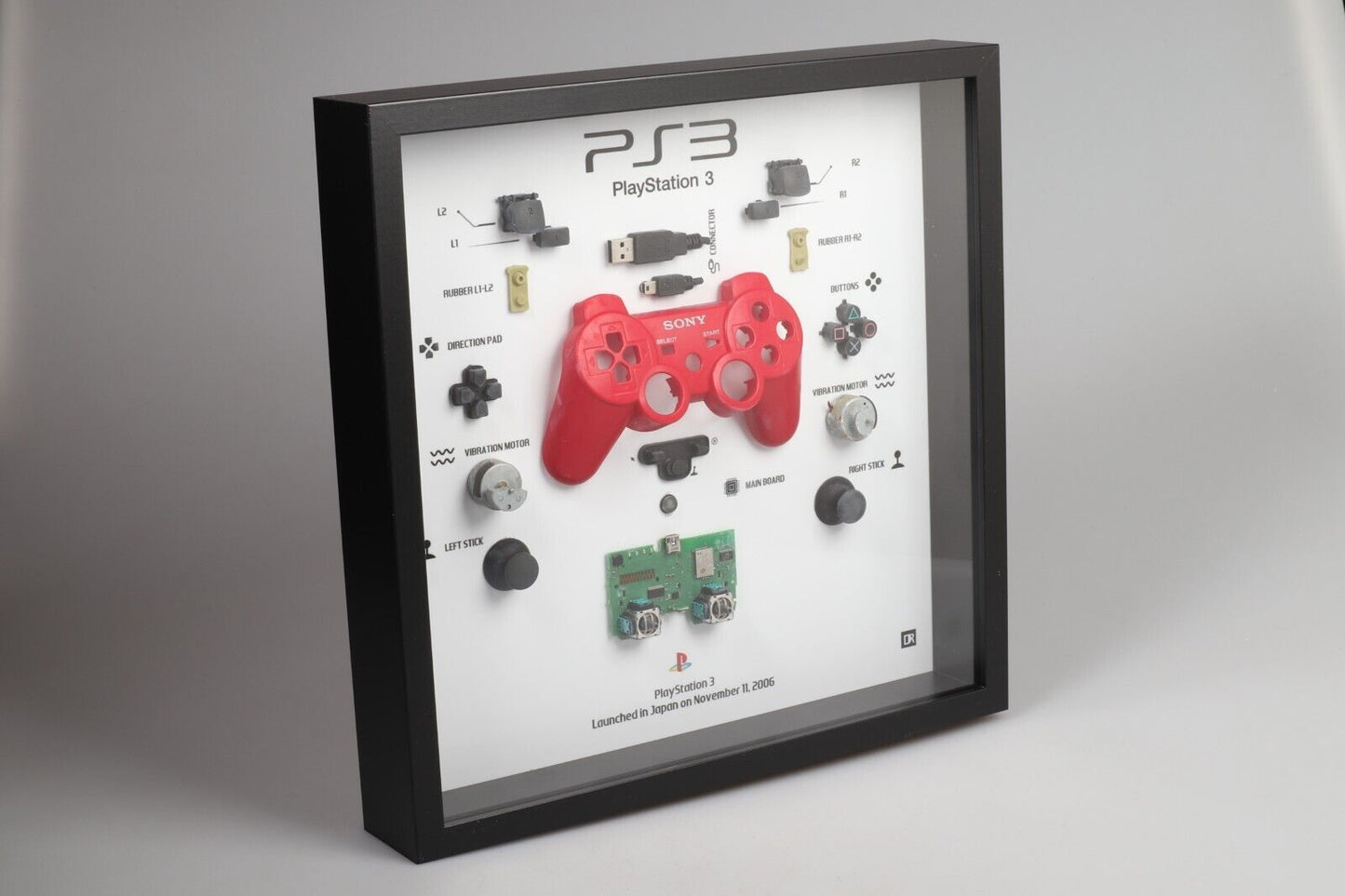 Cadre de manette Playstation 3 | Rouge