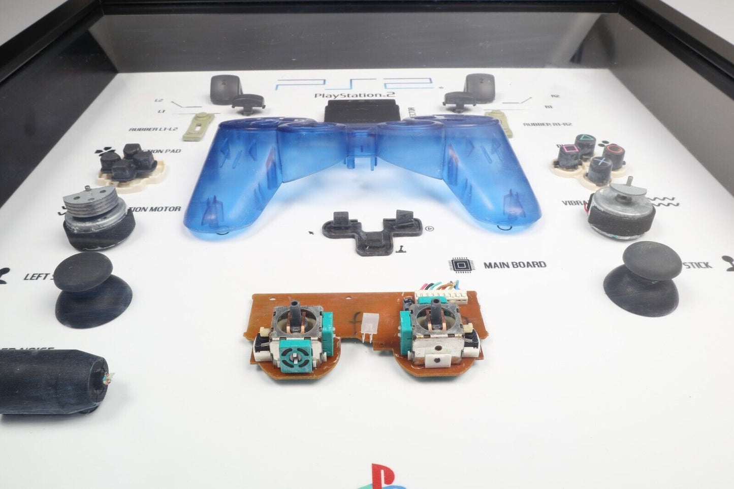 Playstation 2 Controller Frame | Blauw