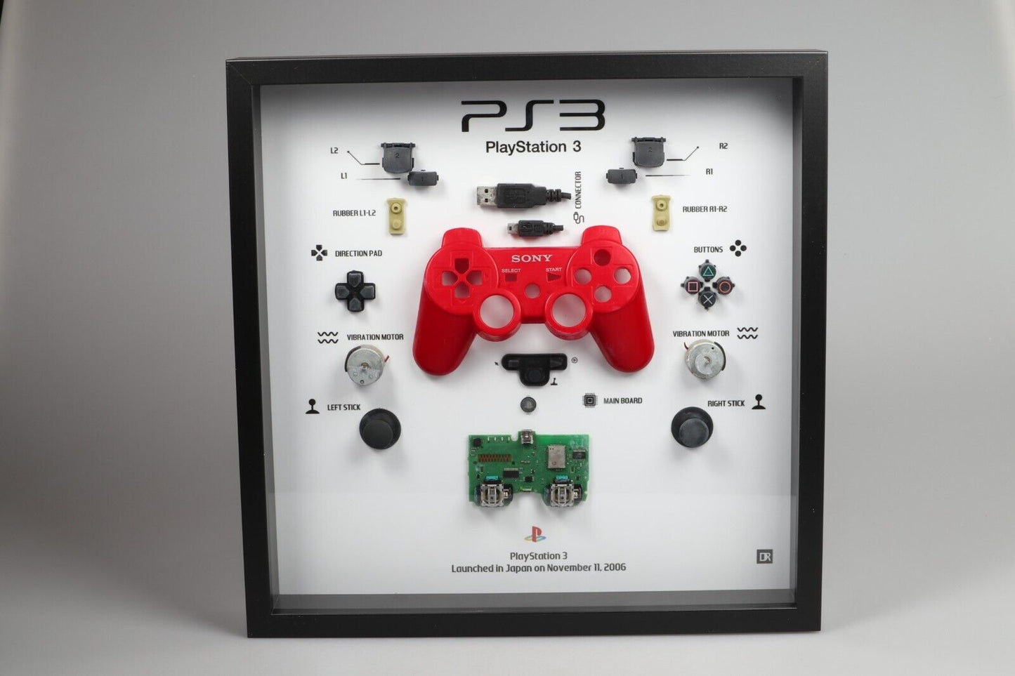 Playstation 3 Controller Frame | Rood