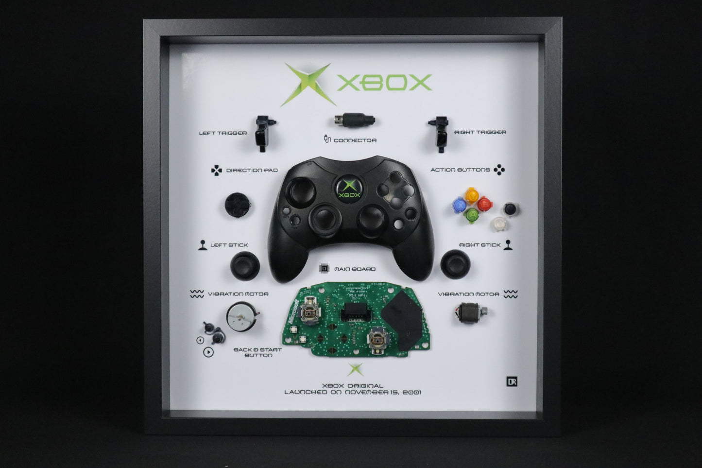 Xbox Classic Controller Frame | Black