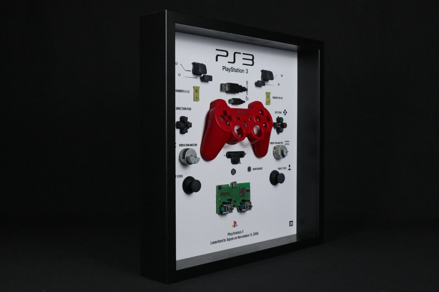 Cadre de manette Playstation 3 | Rouge
