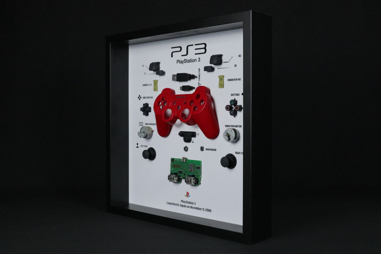 Playstation 3 Controller Frame | Rood