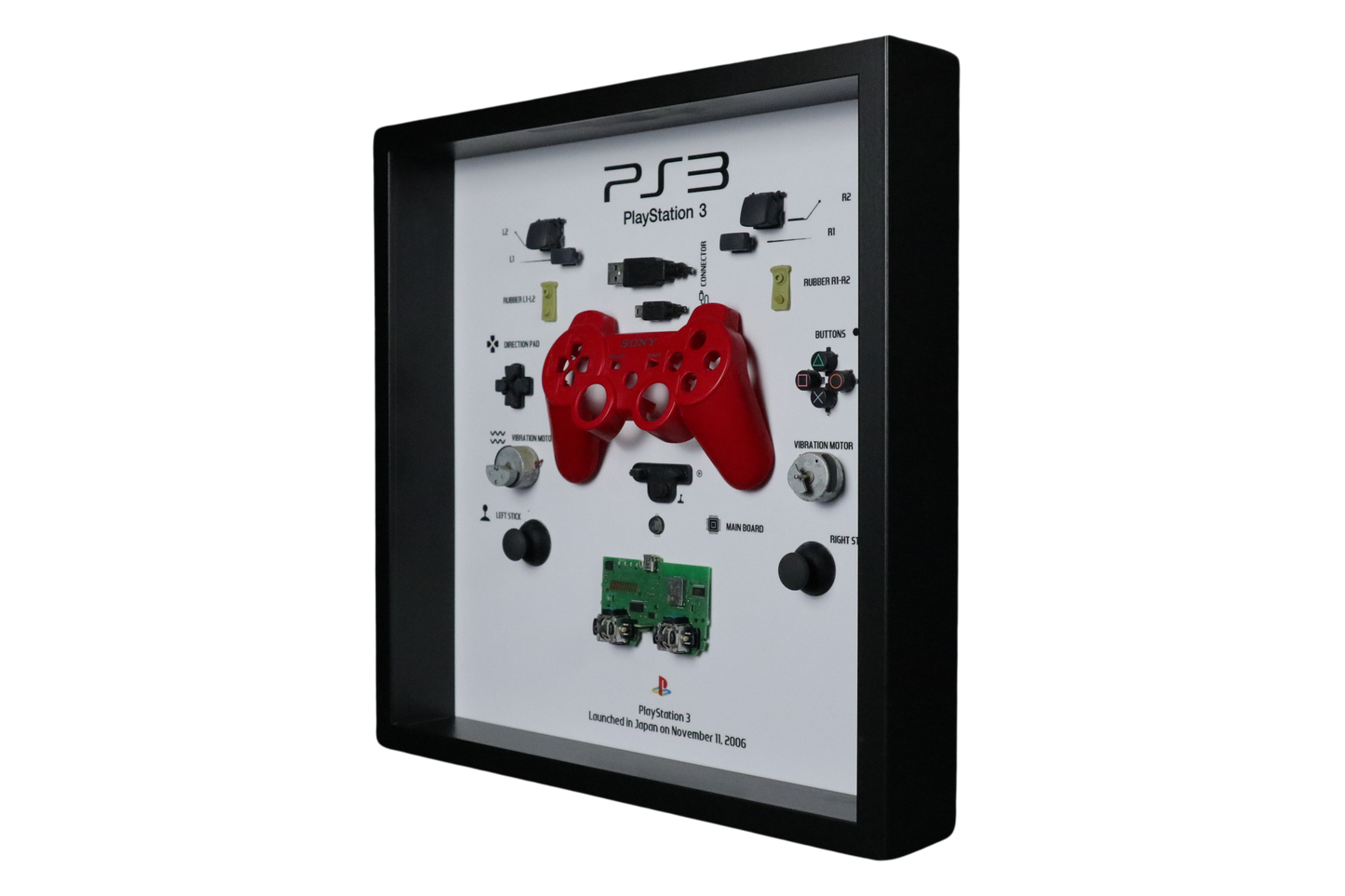 Playstation 3 Controller Frame | Rood