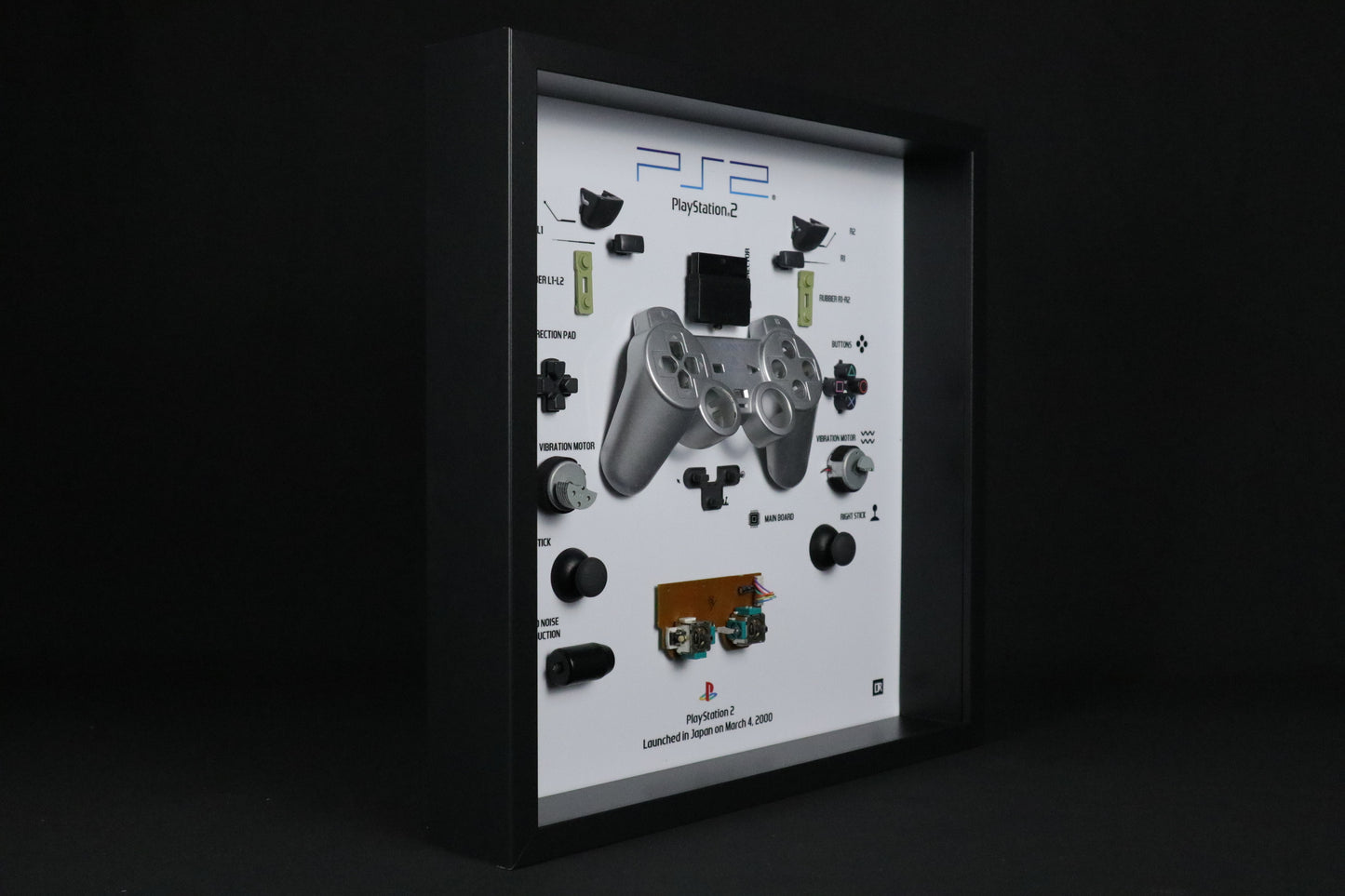 Playstation 2 Controller Frame | Silver