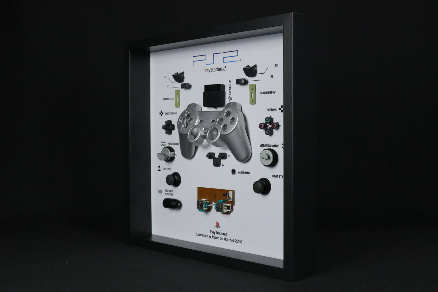 Playstation 2 Controller Frame | Silver