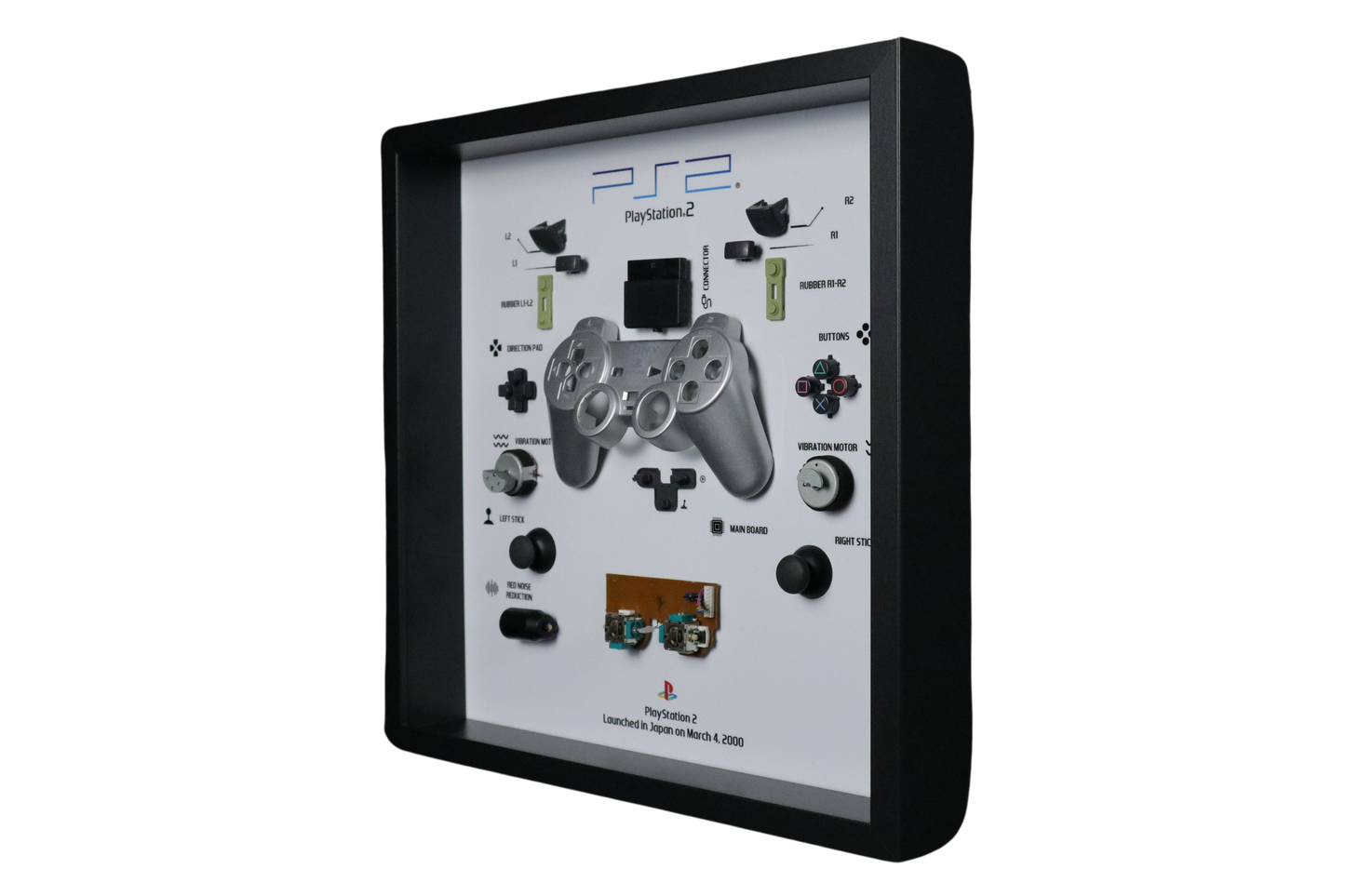 Playstation 2 Controller Frame | Silver