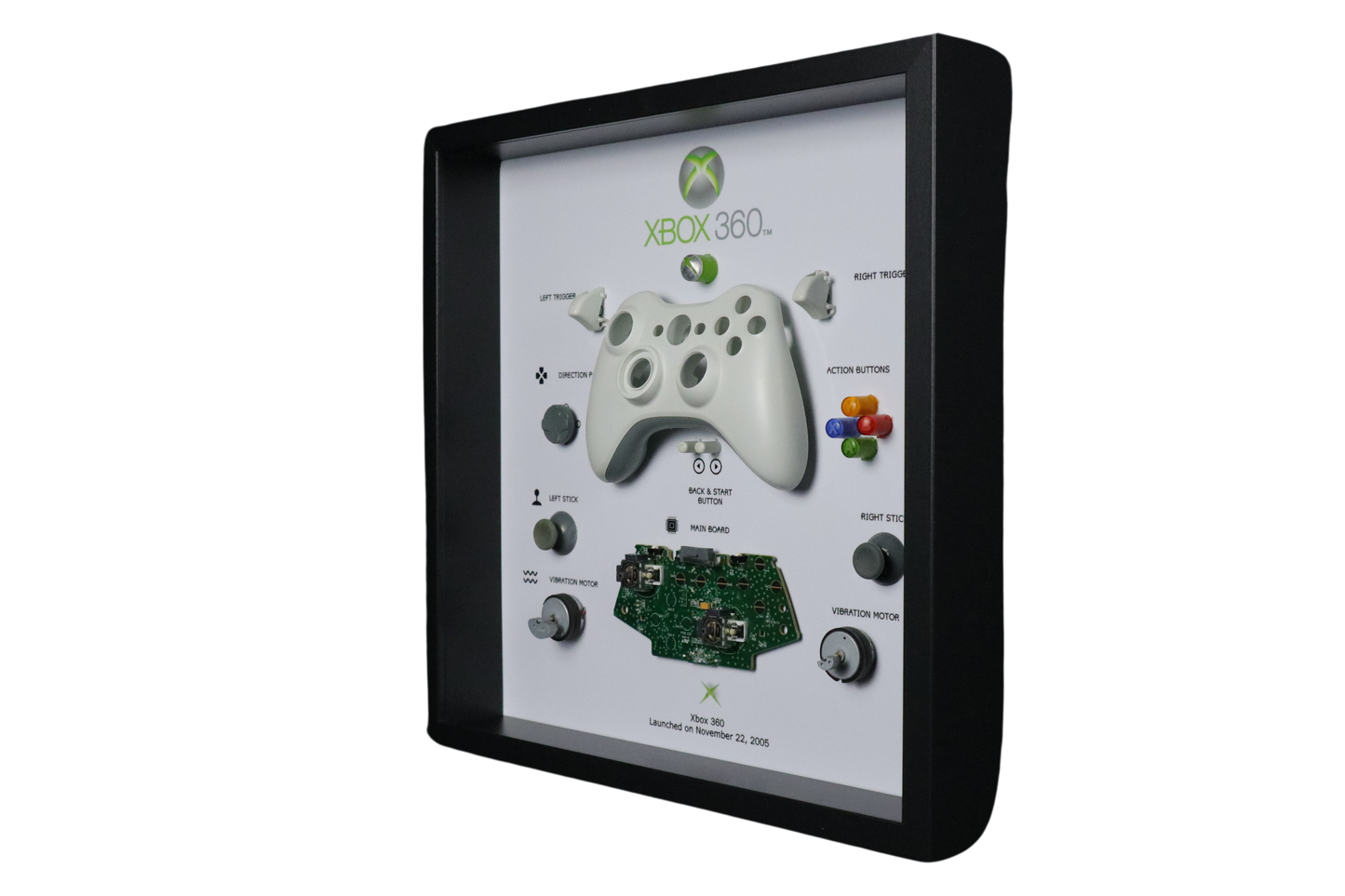 Xbox 360 Controller Frame | White