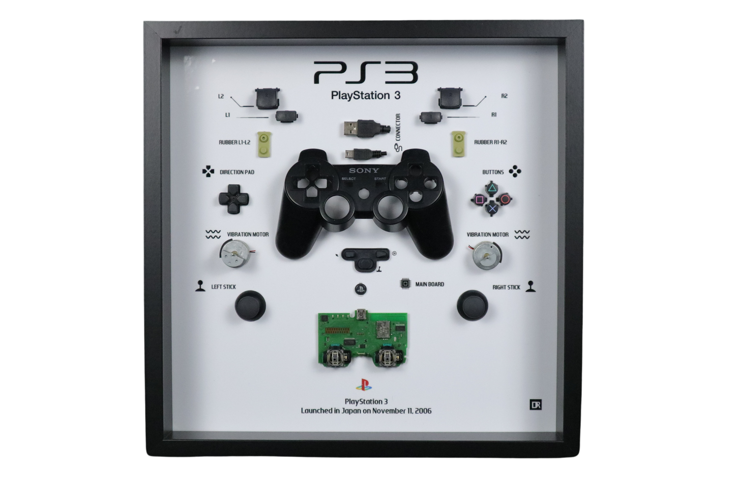 Playstation 3 Controller Frame | Rood